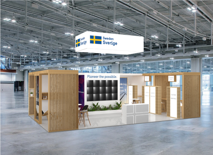 Concept visualisation of the Official Swedish Pavilion